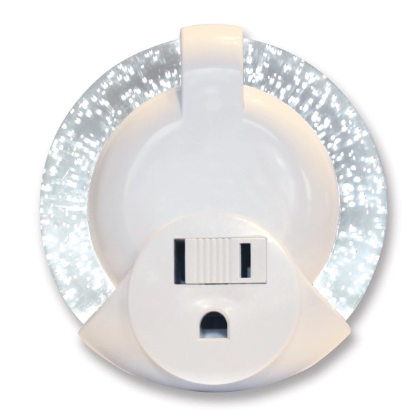 Night light that glows white with clear sparkle lens with a... from ASI 54040 Fey Promo / Mi Line by Fey