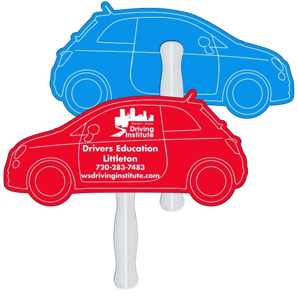 Car shape fast fan with wooden stick.... from ASI 67620 Lion Circle Corp / Lion/Circle