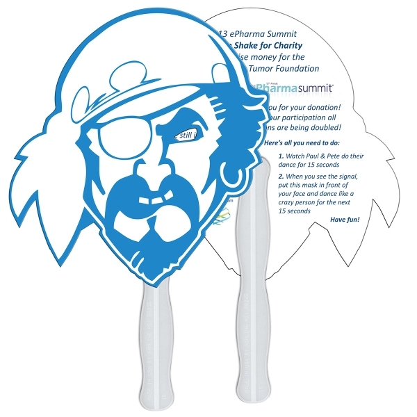 Pirate shape fast fan with wooden stick.... from ASI 67620 Lion Circle Corp / Lion/Circle