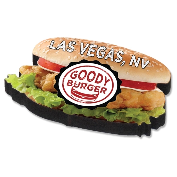 Wooden magnet with ultra vivid graphics.... from ASI 72521 Morris Magnets / Laser Cuts