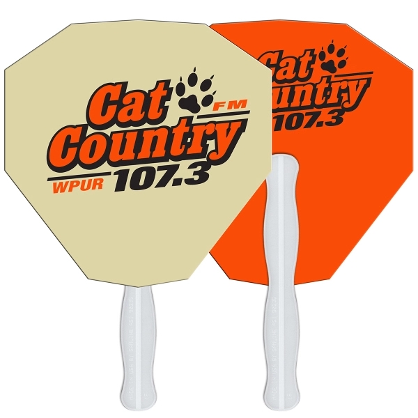 Gem shape fast fan with wooden stick.... from ASI 67620 Lion Circle Corp / Lion/Circle