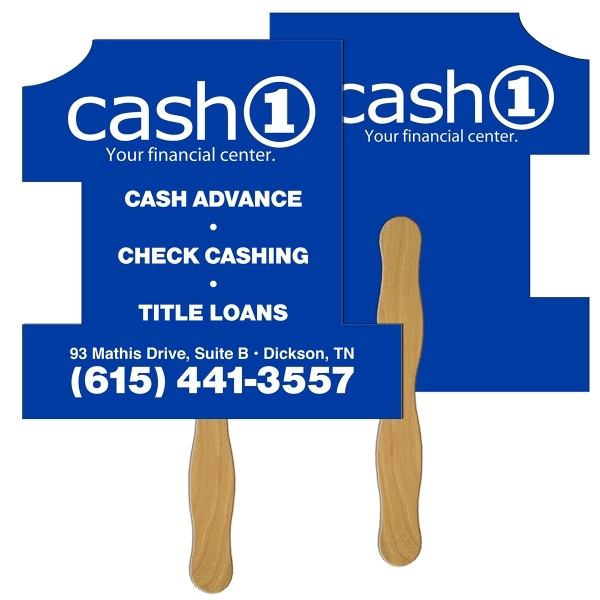 Number 1 fan shape fast fan with wooden stick.... from ASI 67620 Lion Circle Corp / Lion/Circle