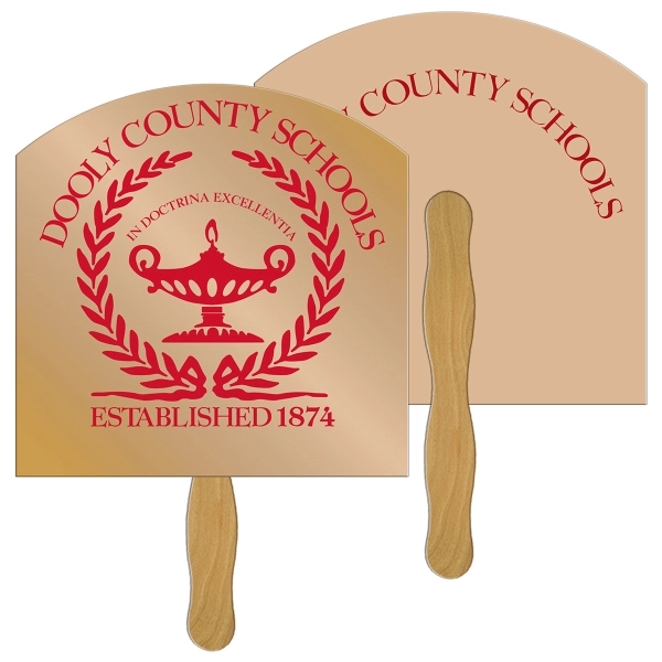 Arch Top shape fast fan with wooden stick.... from ASI 67620 Lion Circle Corp / Lion/Circle