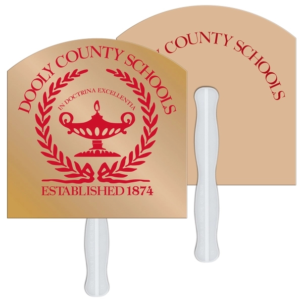 Arch Top shape fast fan with wooden stick.... from ASI 67620 Lion Circle Corp / Lion/Circle
