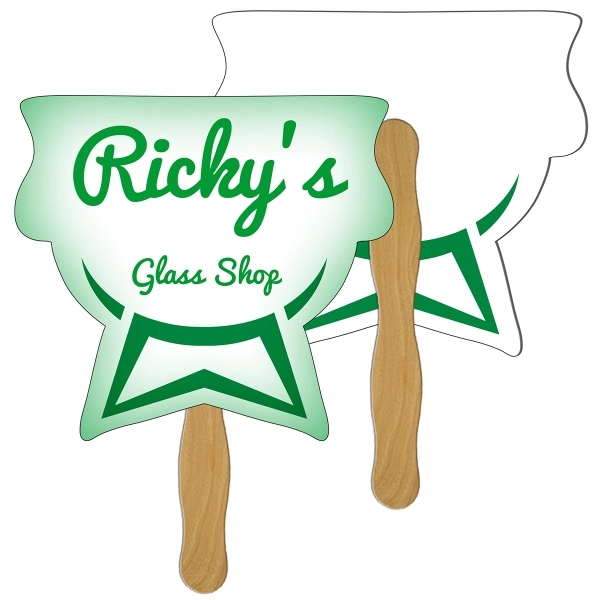 Chalice shape fast fan with wooden stick.... from ASI 67620 Lion Circle Corp / Lion/Circle