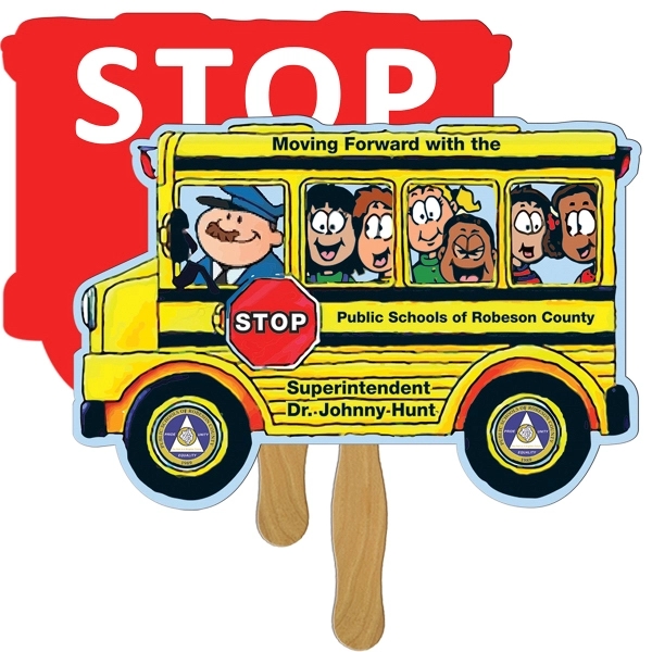 Bus shape fast fan with wooden stick.... from ASI 67620 Lion Circle Corp / Lion/Circle