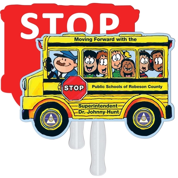 Bus shape fast fan with wooden stick.... from ASI 67620 Lion Circle Corp / Lion/Circle