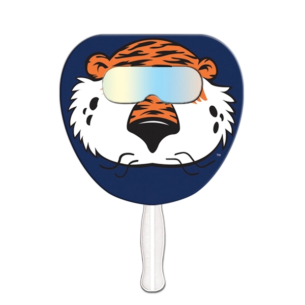 Palm leaf shape hand held fan with see through fireworks film.... from ASI 67620 Lion Circle Corp / Lion/Circle