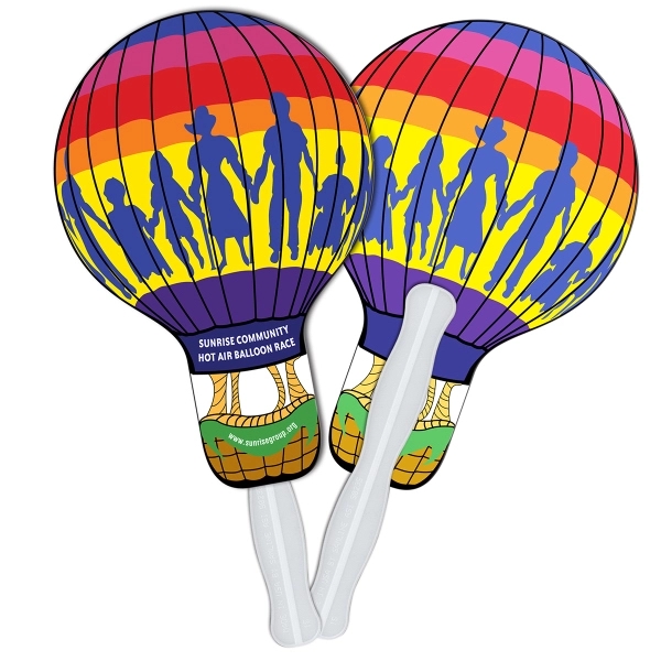 Balloon/light bulb shape fast fan with wooden stick.... from ASI 67620 Lion Circle Corp / Lion/Circle