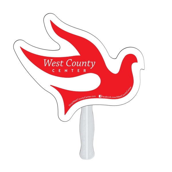 Dove shape fast fan with wooden stick.... from ASI 67620 Lion Circle Corp / Lion/Circle