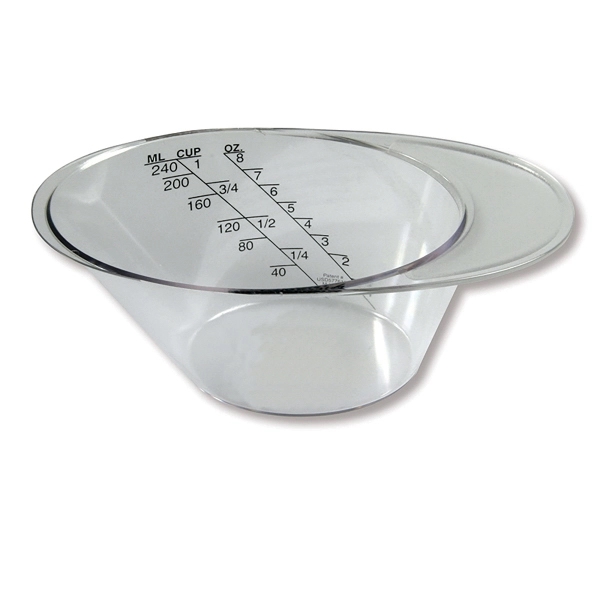 3"H x 6.37"W x 2.5"D one-cup measuring cup with English and... from ASI 54040 Fey Promo / Mi Line by Fey
