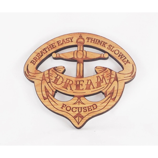 Custom wooden plaques measure 8" x 10" and can be cut... from ASI 92531 Unique Custom Products / UCP