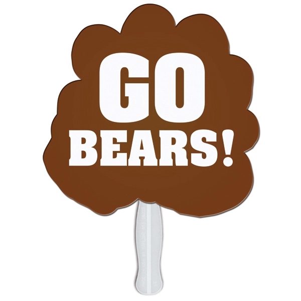 Paw shape fast fan with wooden stick.... from ASI 67620 Lion Circle Corp / Lion/Circle