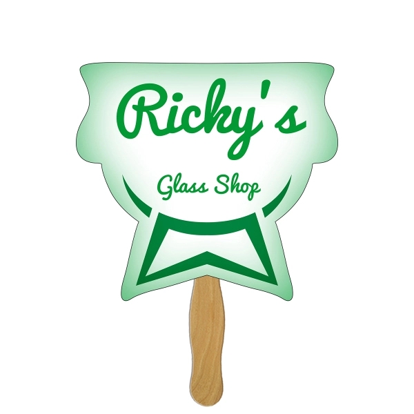 Chalice shape fast fan with wooden stick.... from ASI 67620 Lion Circle Corp / Lion/Circle