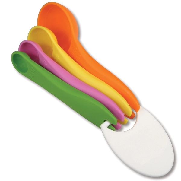 Measuring spoon set with a 1/4 teaspoon, 1/2 teaspoon, 1 teaspoon... from ASI 54040 Fey Promo / Mi Line by Fey