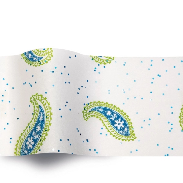 Solid color and printed tissues with holographic sequins that create a... from ASI 75731 PWS