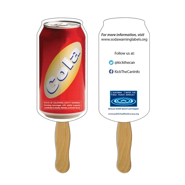 Can digital sandwich fan, material high density 14pt. white poster board.... from ASI 67620 Lion Circle Corp / Lion/Circle