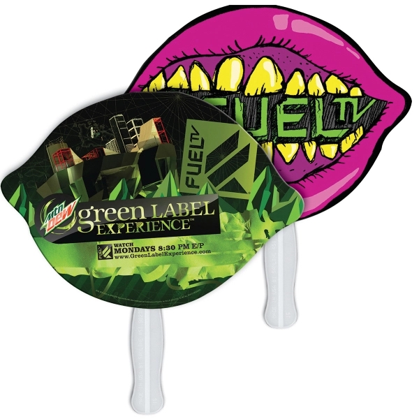 lemon/lime digital sandwich fan, material high density 14pt. white poster board.... from ASI 67620 Lion Circle Corp / Lion/Circle