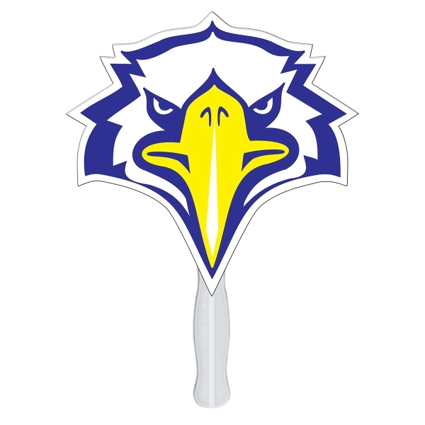 Bird shaped fan made with heavy 22 pt. high density white... from ASI 67620 Lion Circle Corp / Lion/Circle