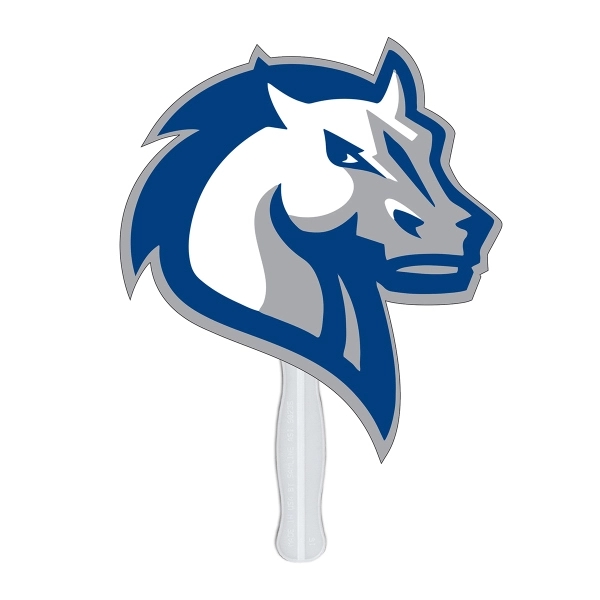 Horse shaped fan made with heavy 22 pt. high density white... from ASI 67620 Lion Circle Corp / Lion/Circle