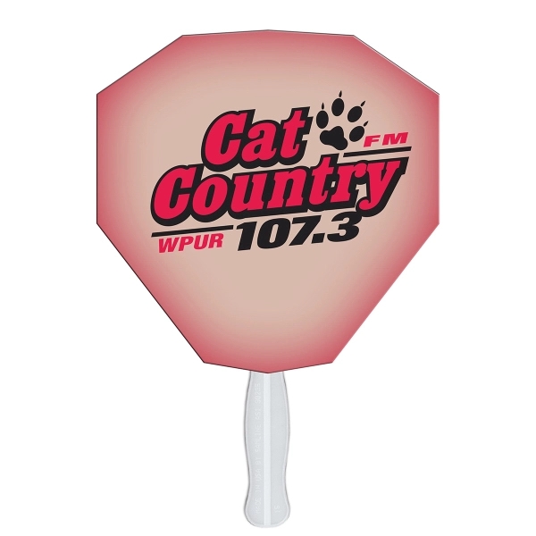 Gem shaped fan with wooden stick.... from ASI 67620 Lion Circle Corp / Lion/Circle