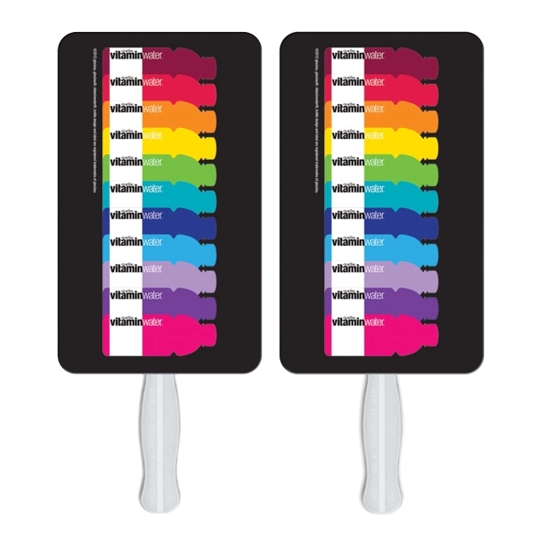 Rectangle digital sandwich fan, material high density 14pt. white poster board.... from ASI 67620 Lion Circle Corp / Lion/Circle