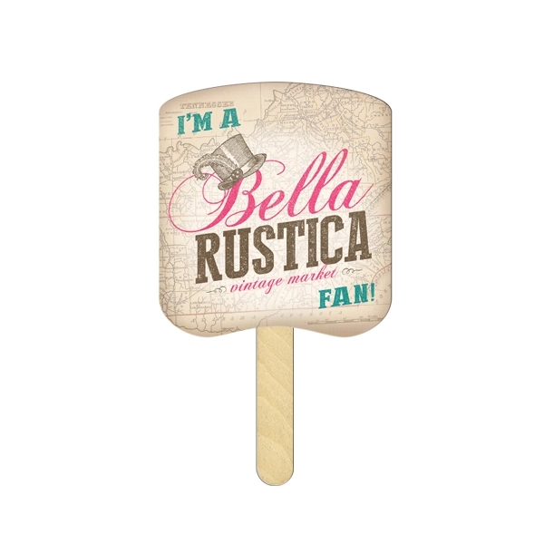 Bread slice shaped mini fan laminated for extra durability.... from ASI 67620 Lion Circle Corp / Lion/Circle