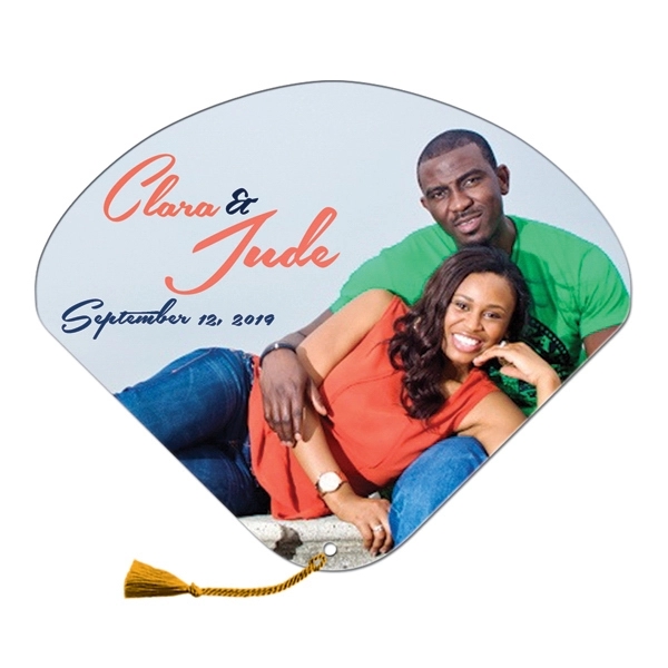 Sea shell wedding fan with tassel.... from ASI 67620 Lion Circle Corp / Lion/Circle