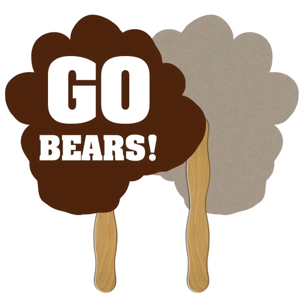 Paw shaped fan is laminated on front with a high gloss... from ASI 67620 Lion Circle Corp / Lion/Circle