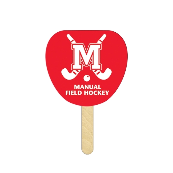 Palm leaf shaped front side liquid laminated mini fan with a... from ASI 67620 Lion Circle Corp / Lion/Circle