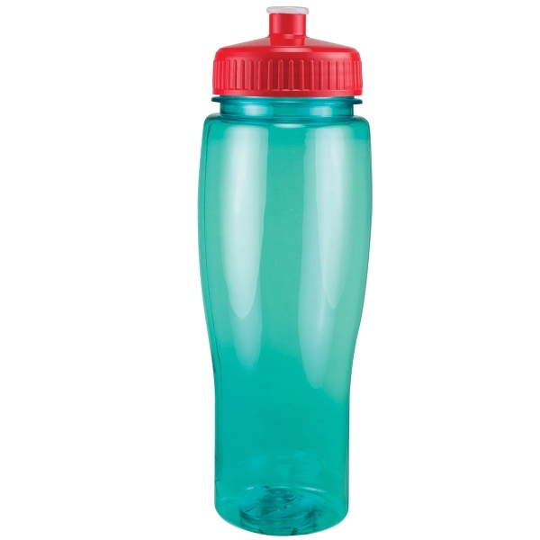 24 oz. BPA free translucent contour sport bottle made of PET... from ASI 43051 CPS / Keystone CPS CPS/Keystone