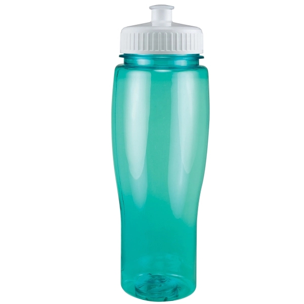 24 oz. BPA free translucent contour sport bottle made of PET... from ASI 43051 CPS / Keystone CPS CPS/Keystone