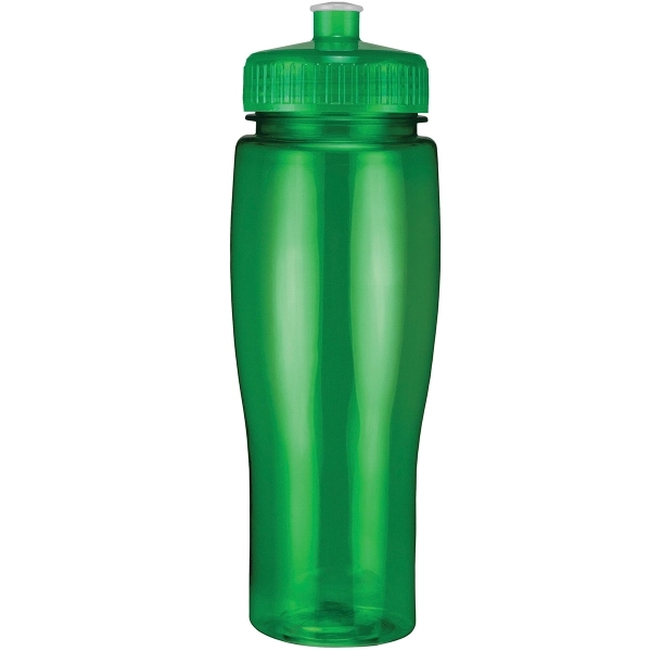 24 oz. BPA free translucent contour sport bottle made of PET... from ASI 43051 CPS / Keystone CPS CPS/Keystone