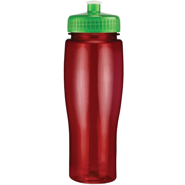 24 oz. BPA free translucent contour sport bottle made of PET... from ASI 43051 CPS / Keystone CPS CPS/Keystone