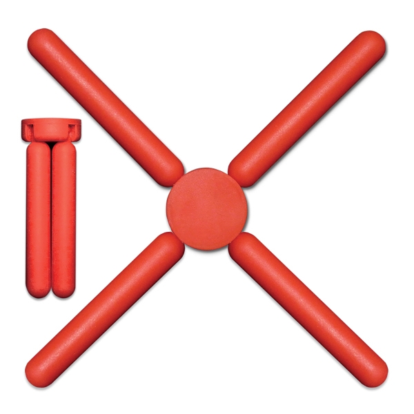 4" L x 1-3/8" W (closed) foldable silicone trivet that's heat... from ASI 54040 Fey Promo / Fey Mi Line by Fey