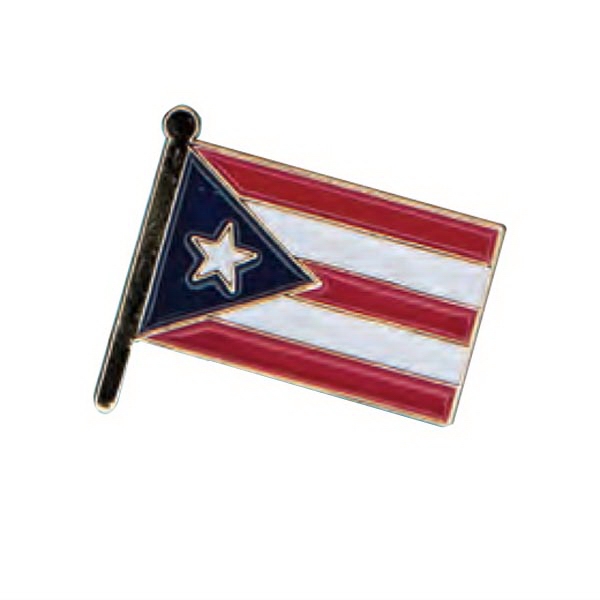 Puerto Rico Flag Pin.... from ASI 55610 Gempire/Floral Promotions