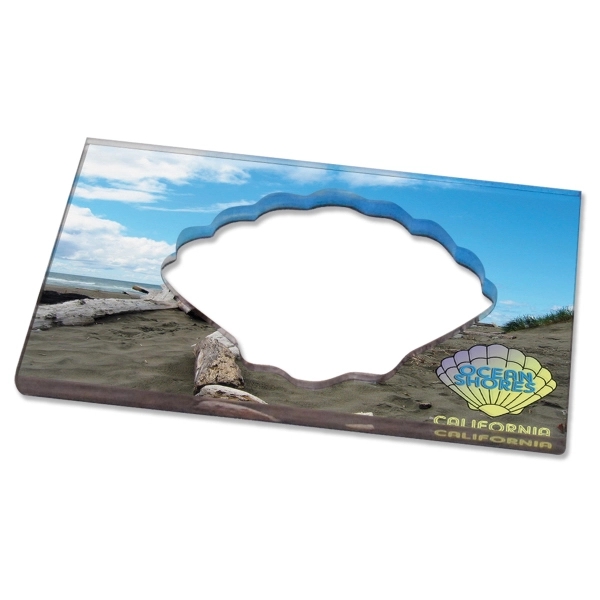 Acrylic magnetic picture frame.... from ASI 72521 Morris Magnets / Laser Cuts