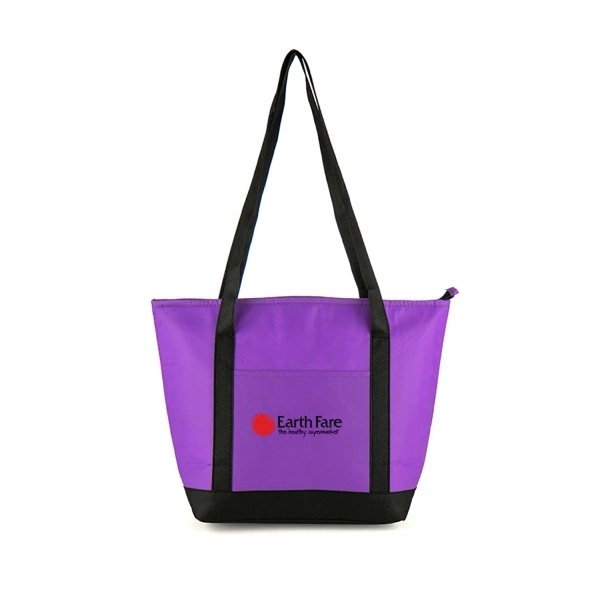 Non Woven portable foil lined cooler shoulder tote bag.... from ASI 31517 Admart Products / Admart Line