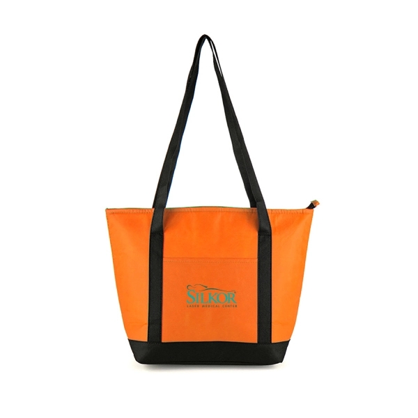 Non Woven portable foil lined cooler shoulder tote bag.... from ASI 31517 Admart Products / Admart Line