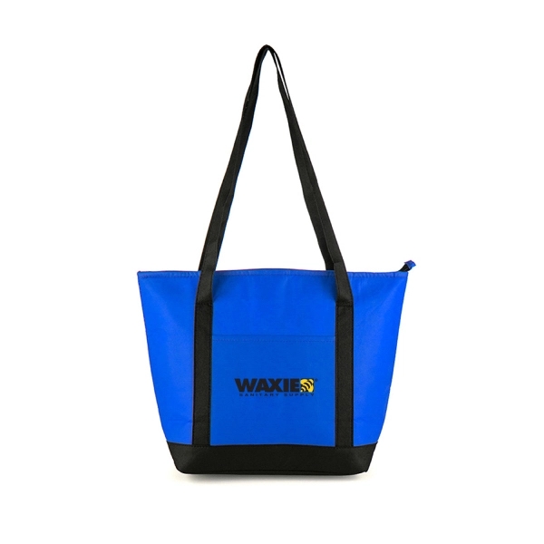 Non Woven portable foil lined cooler shoulder tote bag.... from ASI 31517 Admart Products / Admart Line