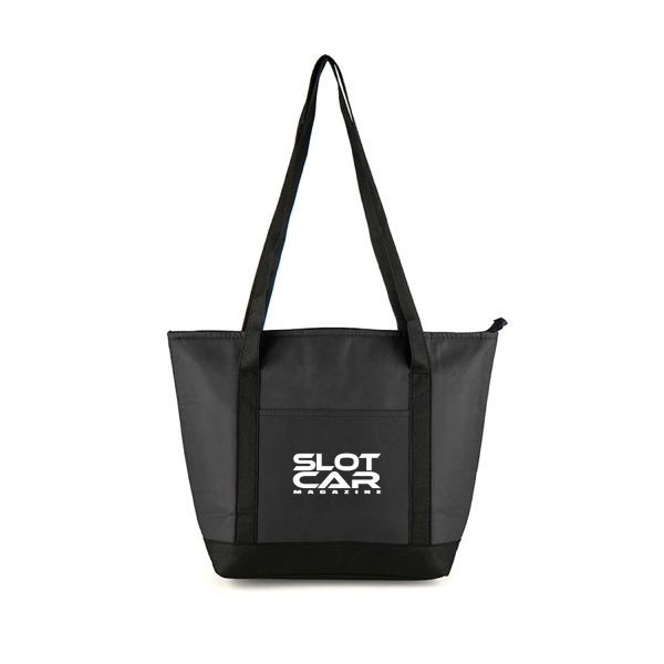 Non Woven portable foil lined cooler shoulder tote bag.... from ASI 31517 Admart Products / Admart Line