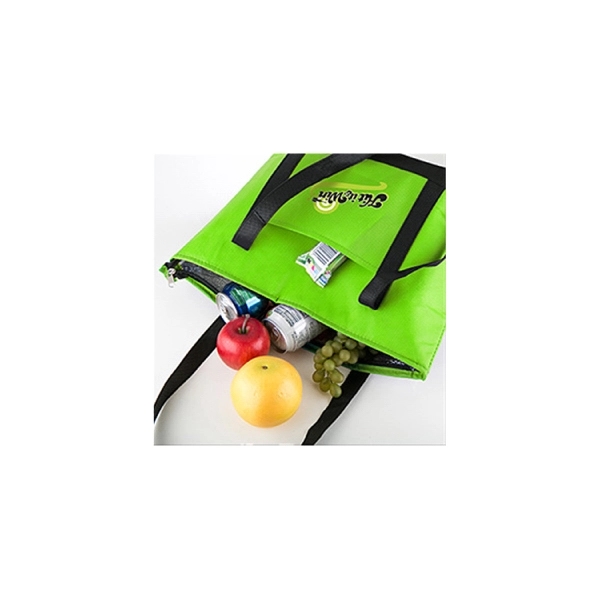 Non Woven portable foil lined cooler shoulder tote bag.... from ASI 31517 Admart Products / Admart Line