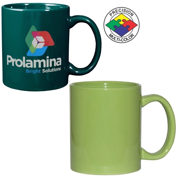 Stoneware mug with c-shaped handle. Spot color. A huge variety of... from ASI 80093 Pyrographics / Pyrographics Line