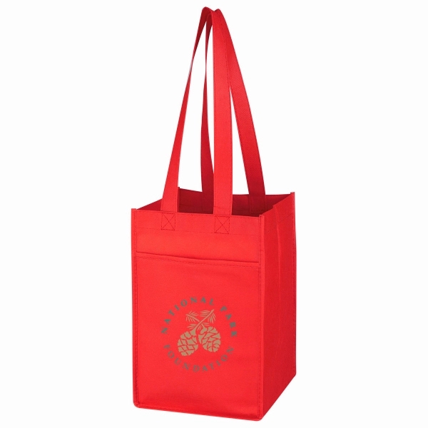 100gsm Non-Woven Polypropylene tote bags with durable handles holds up to... from ASI 40544 Binaco / Binaline