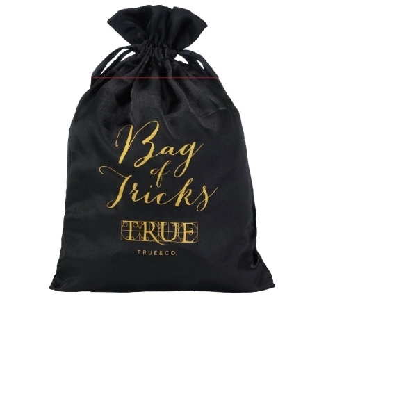 Satin Drawstring Spacious pouch w/ Ribbon satin cinch... from ASI 31977 Adline Industries Inc