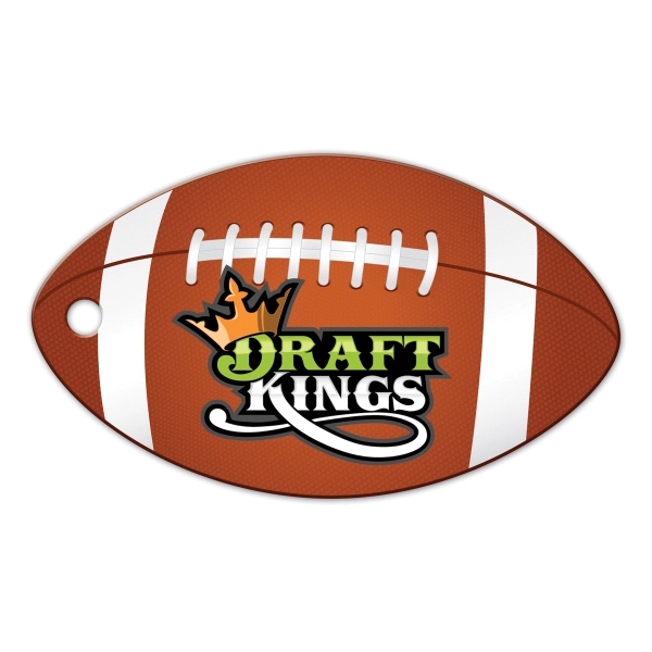 Football stock shape luggage tag.... from ASI 90807 Tekweld