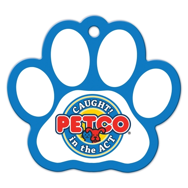 Paw print stock shape luggage tag.... from ASI 90807 Tekweld