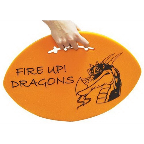 The 12" football cushion is available in different attractive colors.... from ASI 42155 Amerifoam® - The House of Foam