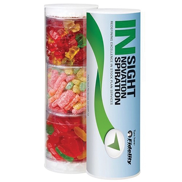 3 way sampler tube filled with candy.... from ASI 71685 Midnite Snax®