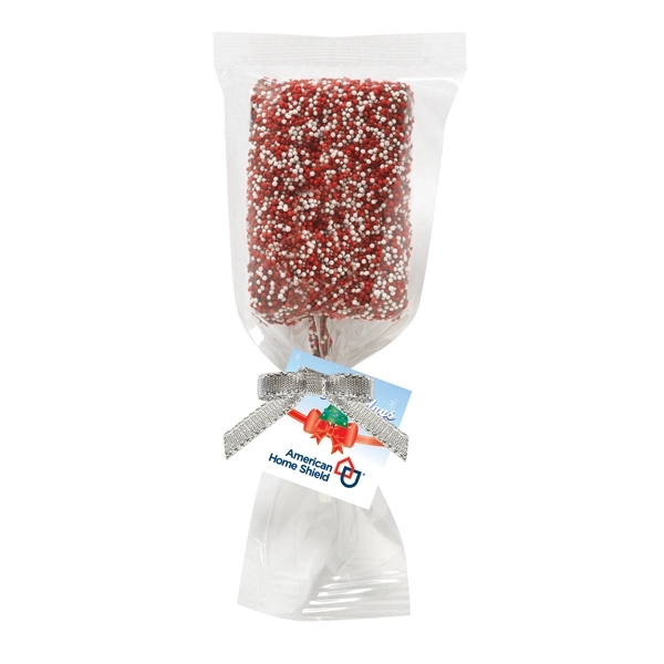 3" x 7.5" Krispy treats drenched in milk or white chocolate... from ASI 71685 Midnite Snax®